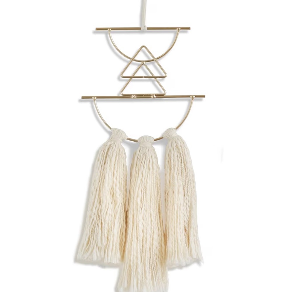Wall macrame boho Decor For Living Room 15.7" H